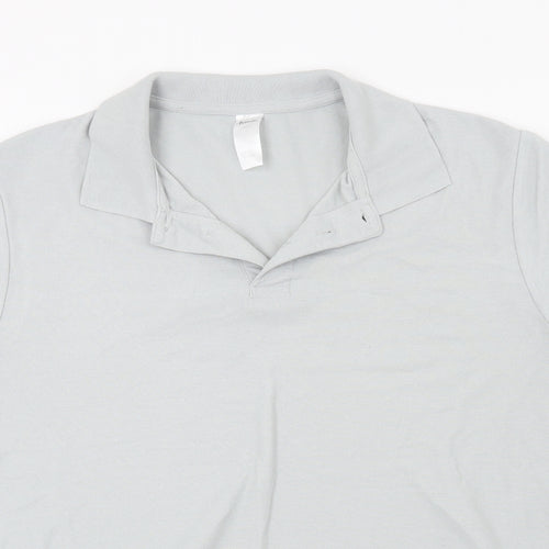 Alexandra Mens Grey  Jersey  Polo Size L
