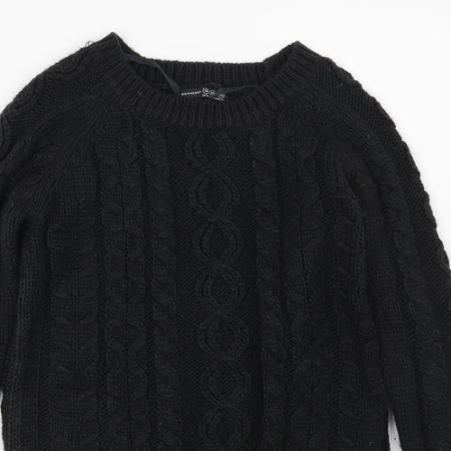 Atmosphere Womens Black  Knit Pullover Jumper Size 10