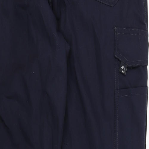 Gryzko Mens Black   Cargo Trousers Size 42 L31 in