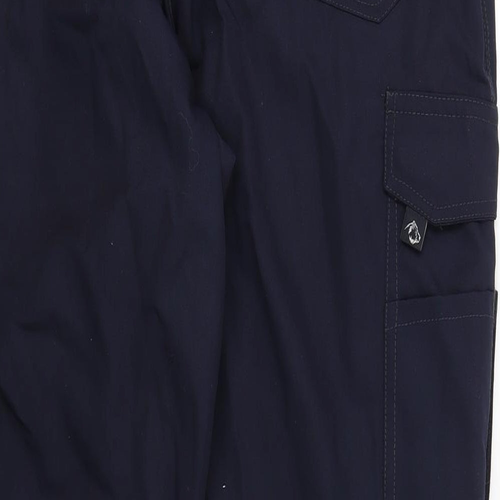 Gryzko Mens Black   Cargo Trousers Size 42 L31 in