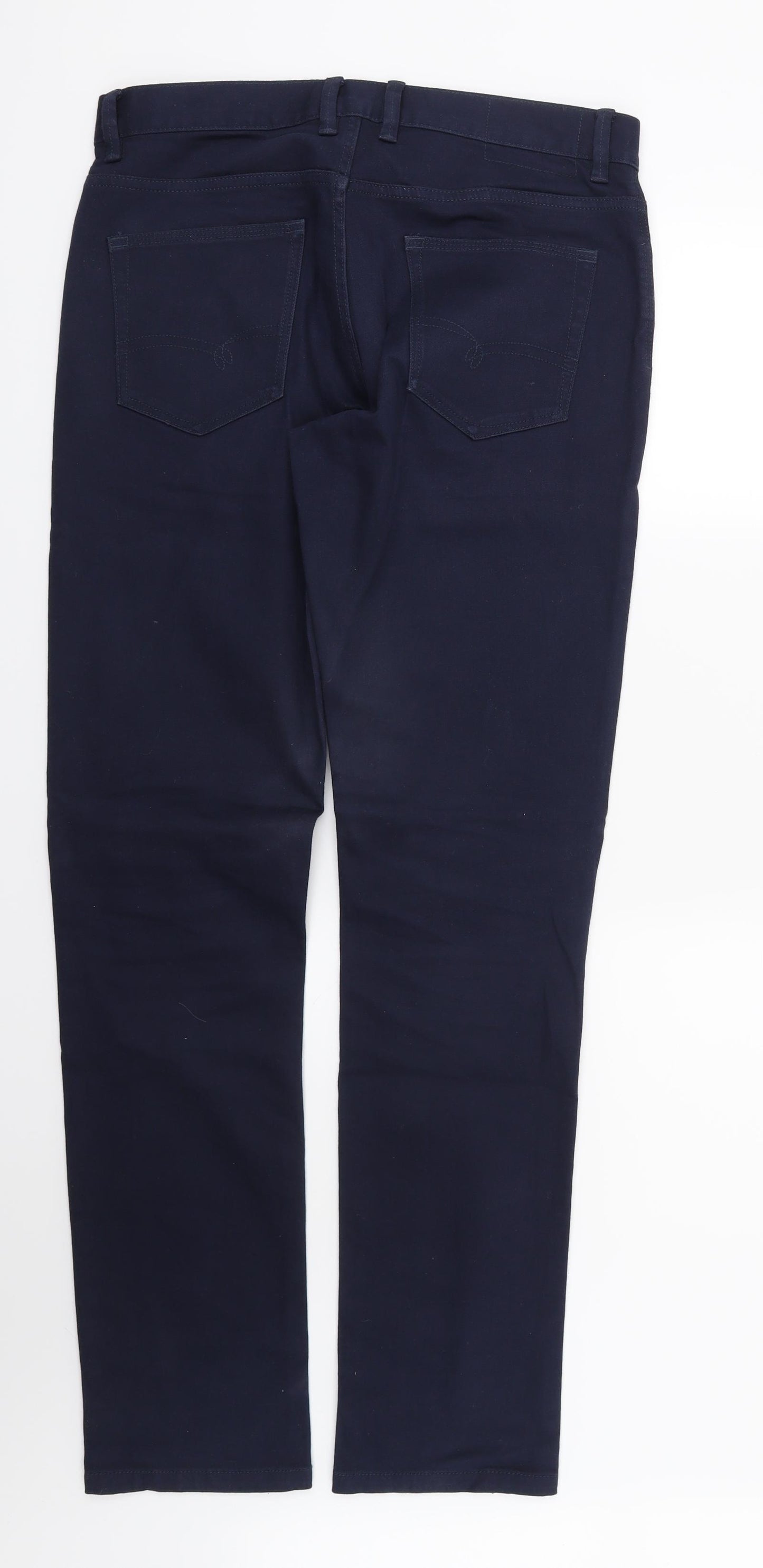NEXT Mens Blue  Denim Straight Jeans Size 32 L33 in - Long leg