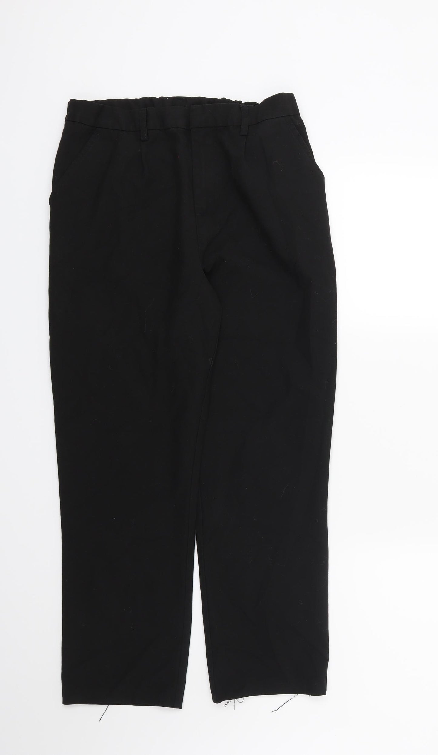 Very Boys Black  Rayon Dress Pants Trousers Size 13 Years