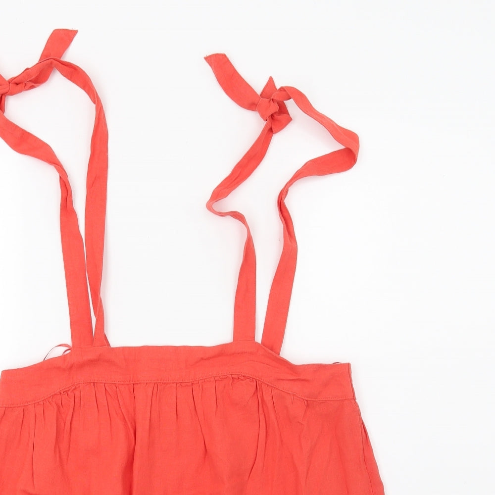 F&F Womens Red   A-Line Skirt Size 6