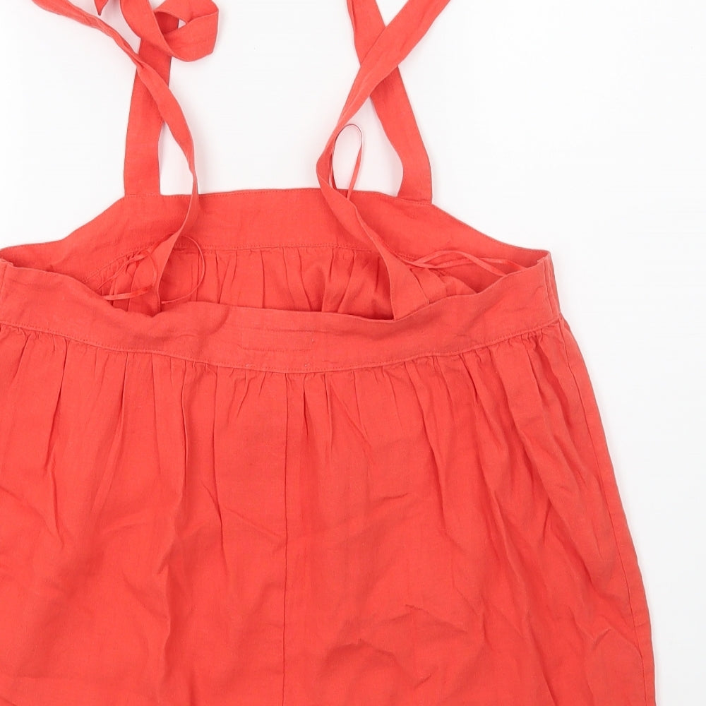 F&F Womens Red   A-Line Skirt Size 6