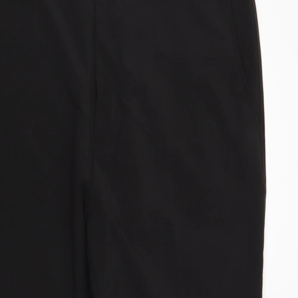 FJ Mens Black  Rayon Trousers  Size 42 L31 in