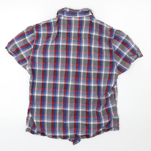 Lee Mens Multicoloured Striped Woven  Button-Up Size L