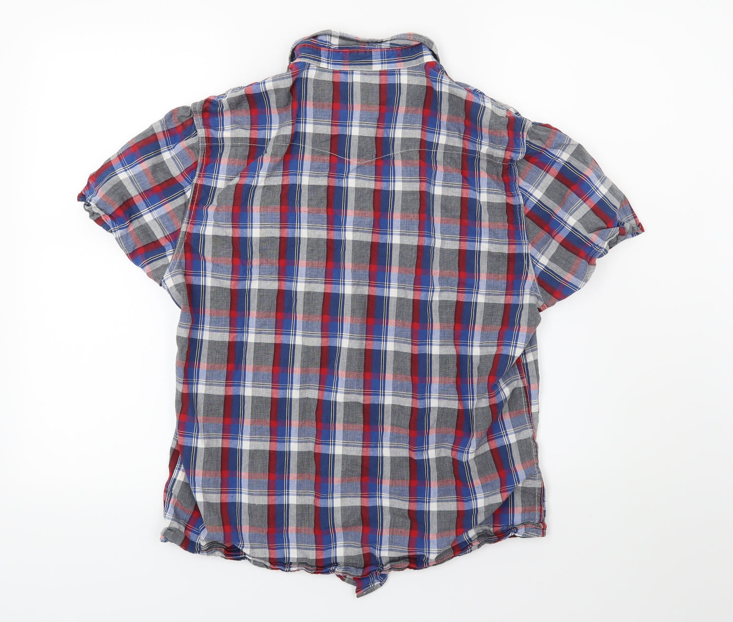 Lee Mens Multicoloured Striped Woven  Button-Up Size L