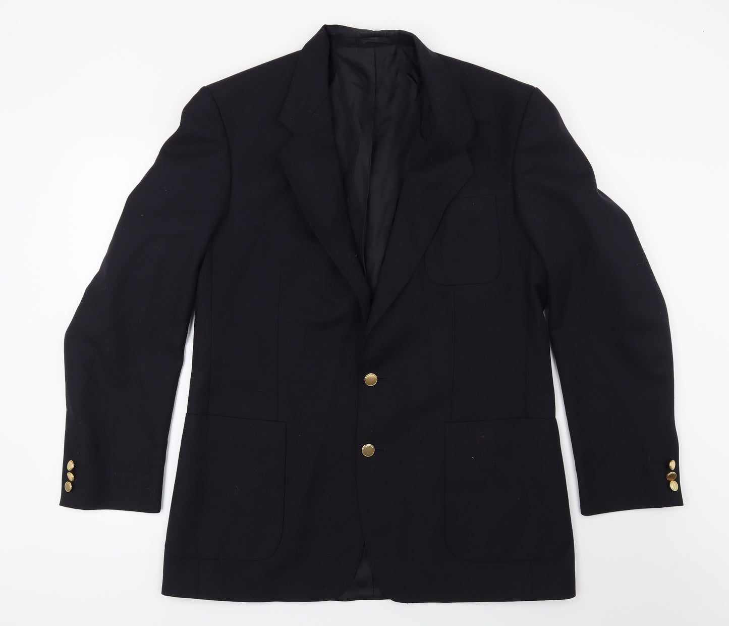 Marks and Spencer Mens Blue  Rayon Jacket Suit Jacket Size 42
