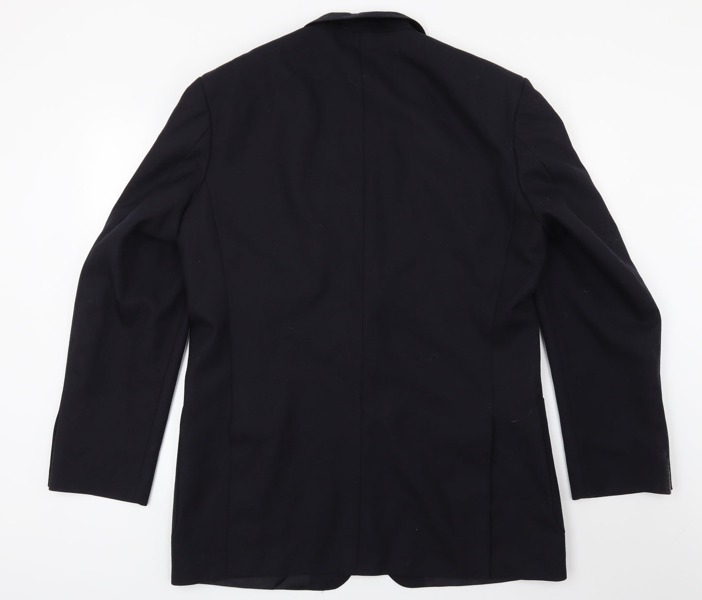 Marks and Spencer Mens Blue  Rayon Jacket Suit Jacket Size 42