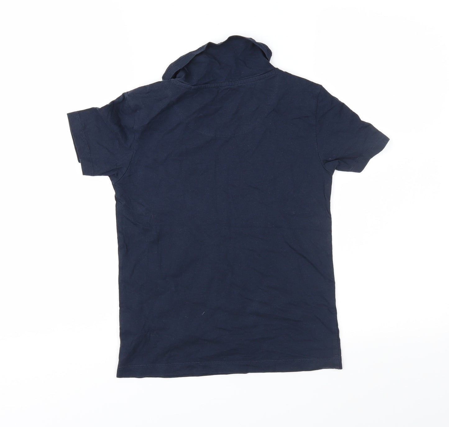 Blue Zoo Boys Blue  Jersey Basic T-Shirt Size 7-8 Years