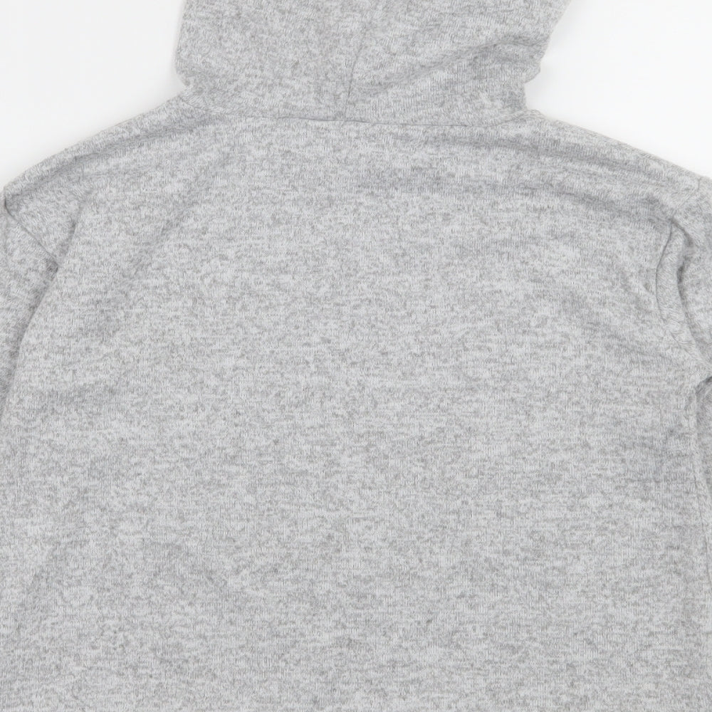 Very Girls Grey  Jersey Pullover Hoodie Size 8 Years  - Love