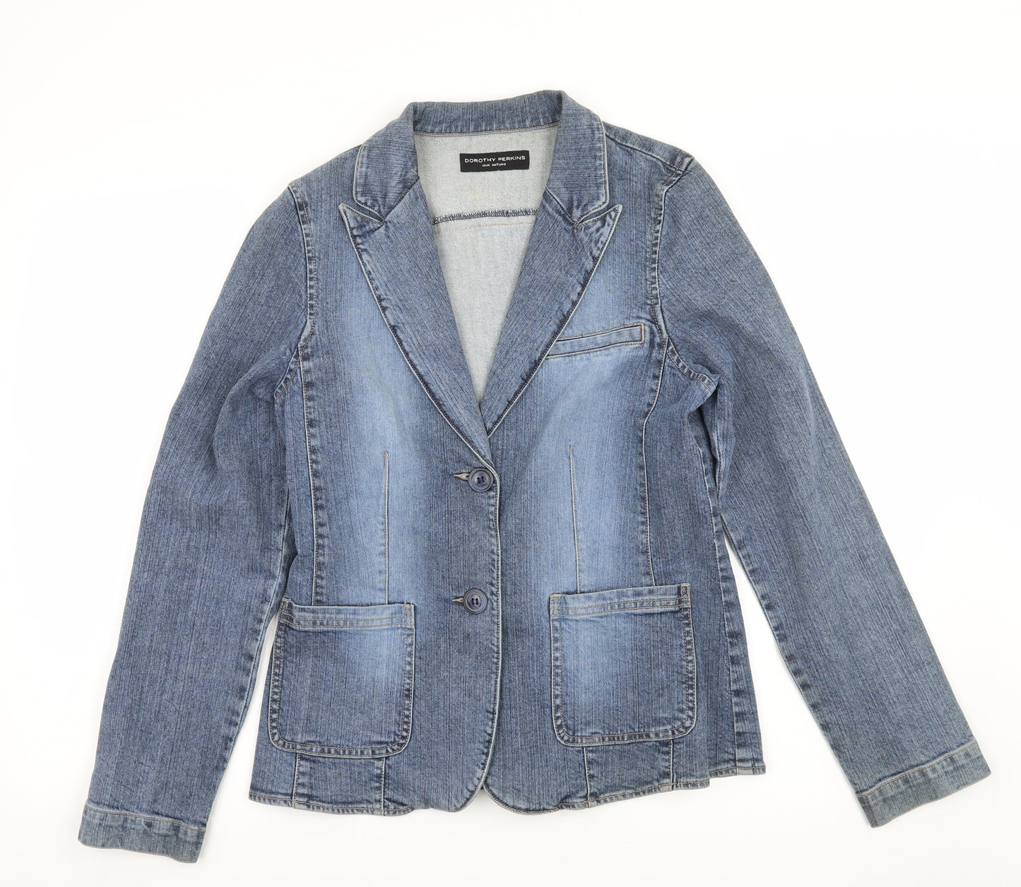 Dorothy Perkins Womens Blue  Denim Jacket  Size 12
