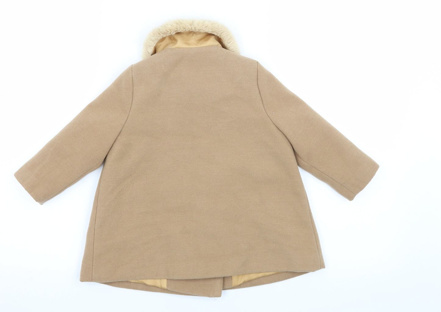 F&F Girls Brown   Pea Coat Coat Size 12-18 Months