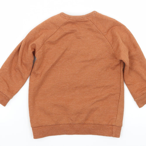 George Boys Brown  Jersey Pullover Jumper Size 9-12 Months  - Cheeky Little