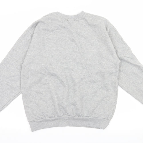 Boohoo Womens Grey  Jersey Pullover Sweatshirt Size M  - Montana