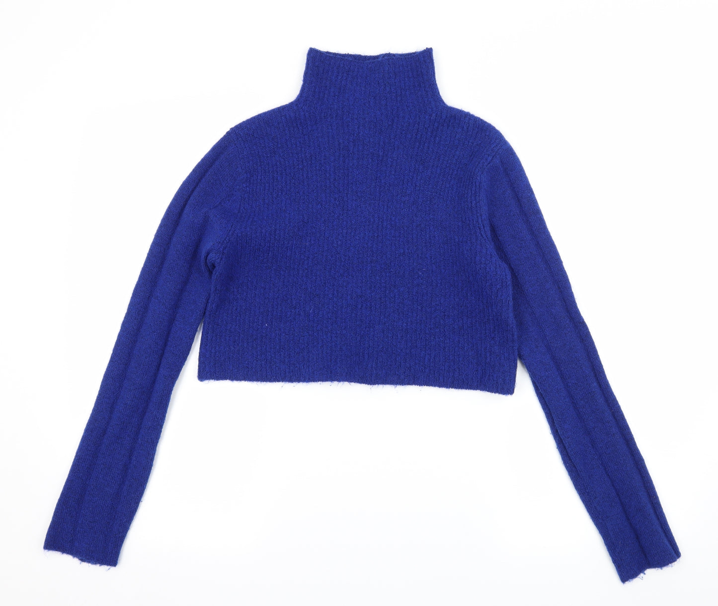 Topshop Womens Blue  Knit Pullover Jumper Size 6