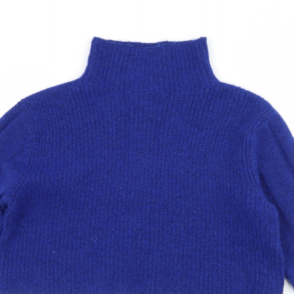 Topshop Womens Blue  Knit Pullover Jumper Size 6