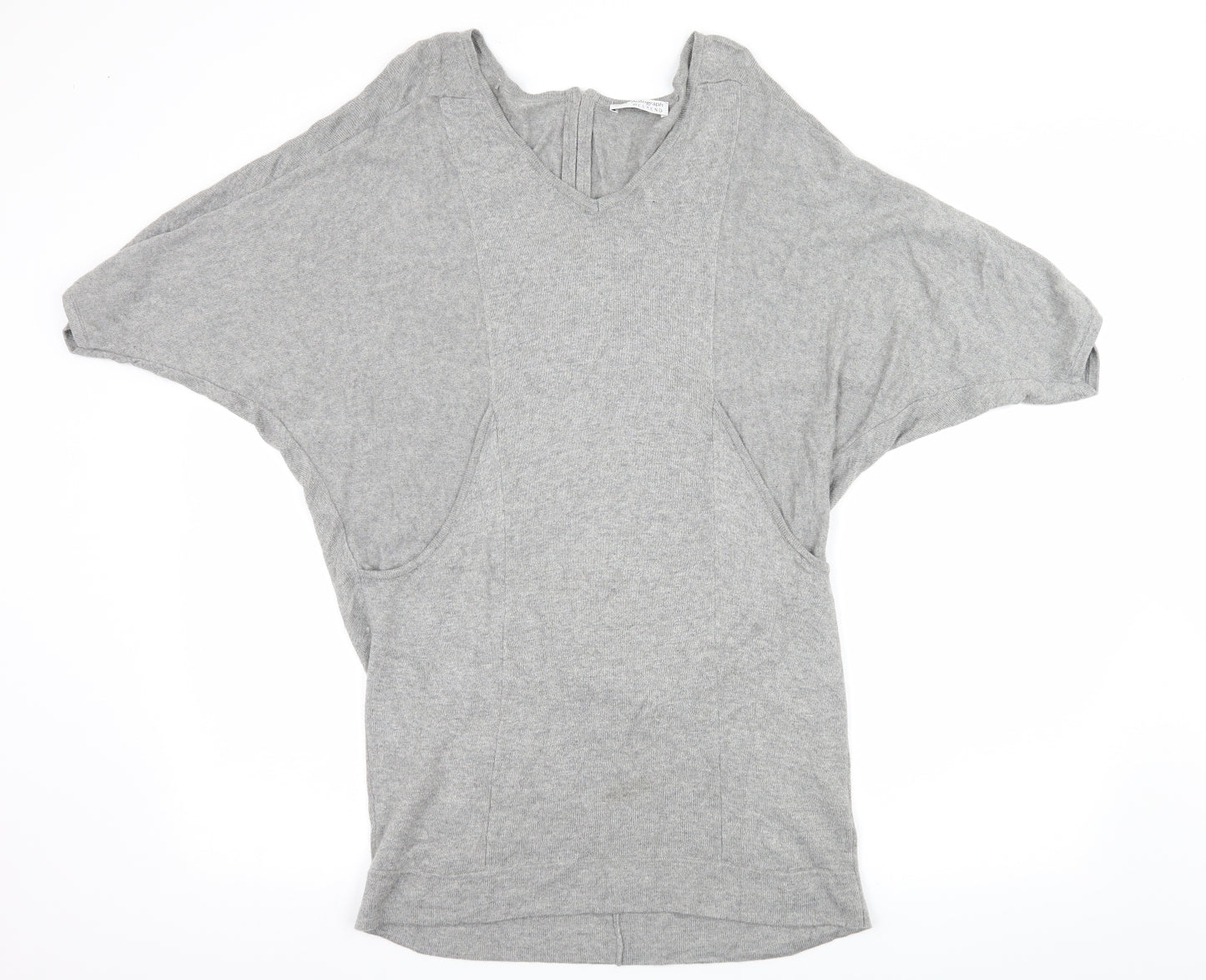 Marks and Spencer Womens Grey  Knit Jumper Dress  Size 8