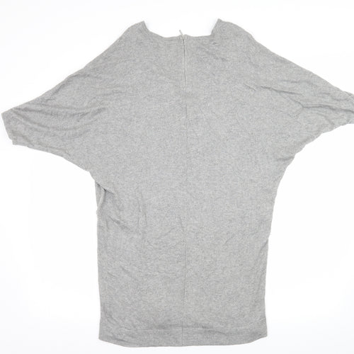 Marks and Spencer Womens Grey  Knit Jumper Dress  Size 8