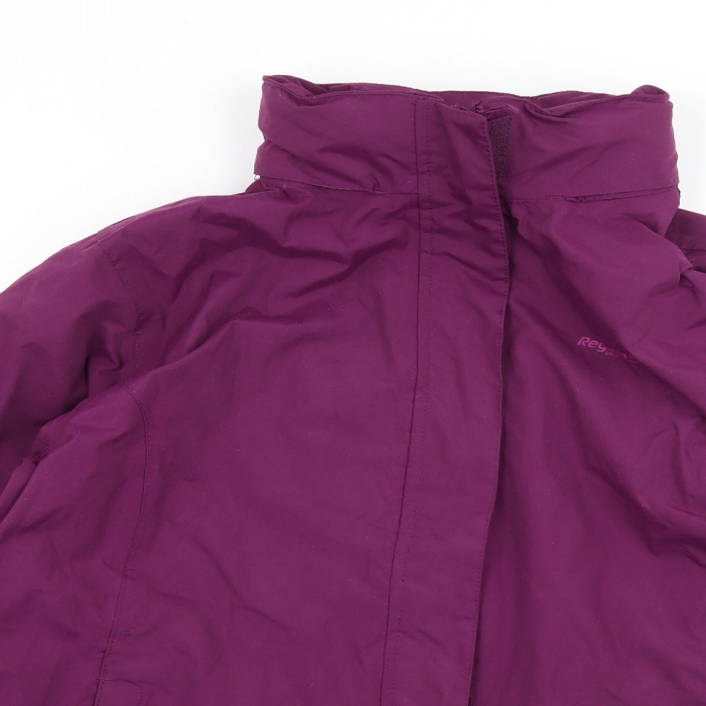 Regatta Womens Purple   Rain Coat Coat Size 16