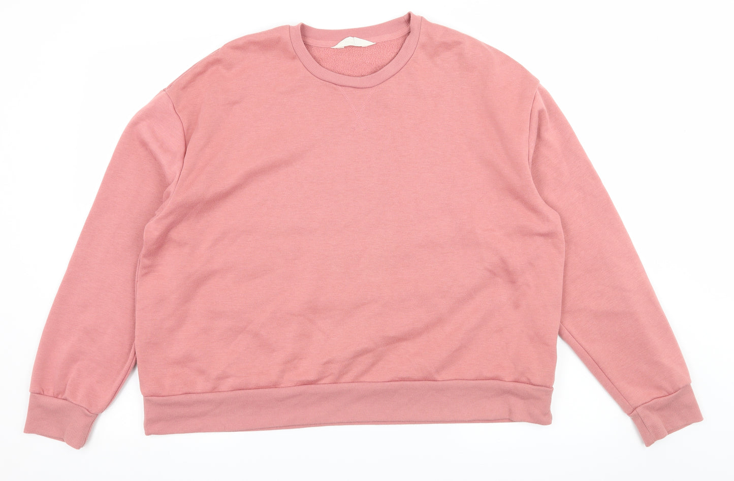 Primark Womens Pink  Jersey Pullover Sweatshirt Size 14