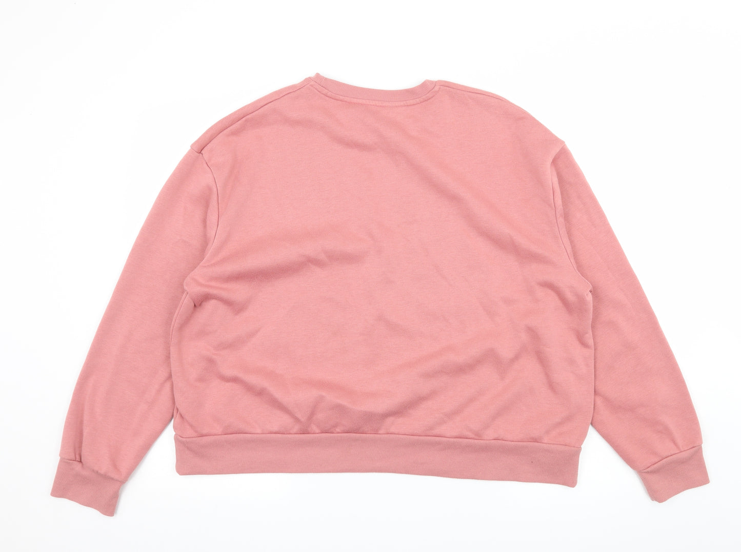 Primark Womens Pink  Jersey Pullover Sweatshirt Size 14
