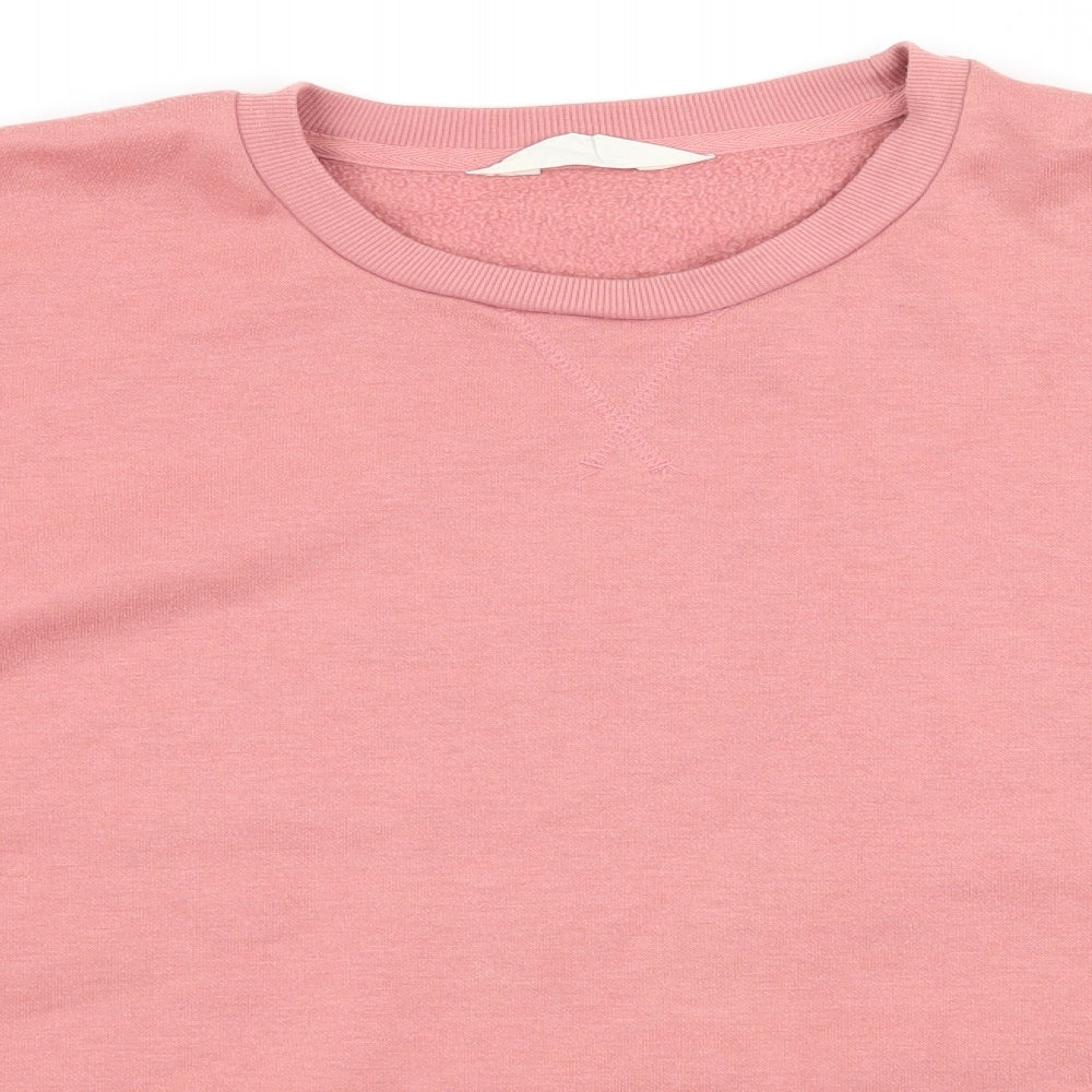 Primark Womens Pink  Jersey Pullover Sweatshirt Size 14