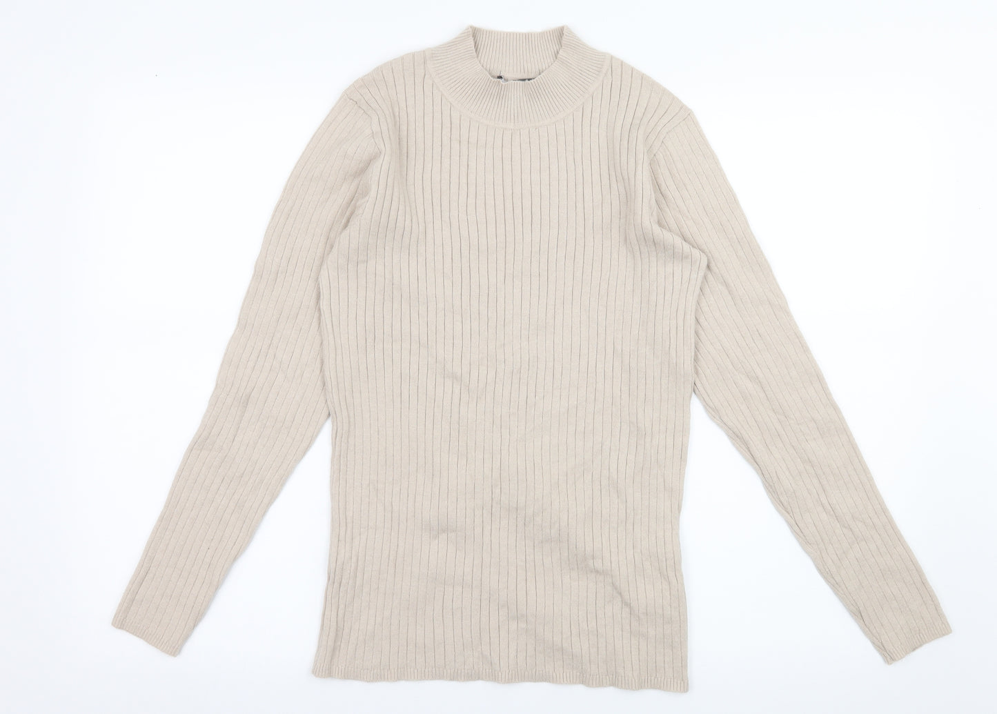 Primark Womens Beige  Knit Pullover Jumper Size 18
