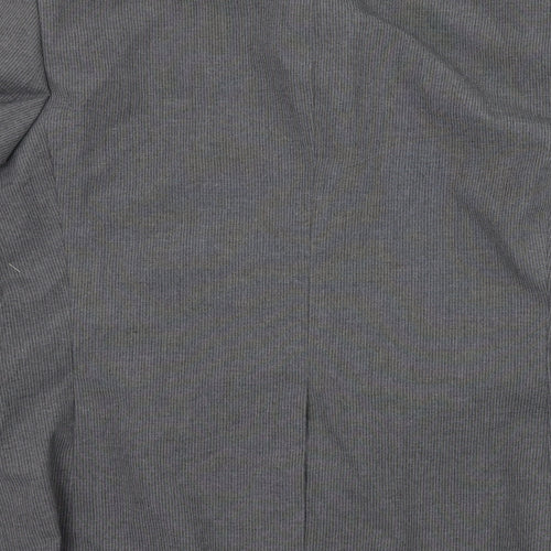 Cedar Wood State Mens Grey Striped  Jacket Suit Jacket Size XL