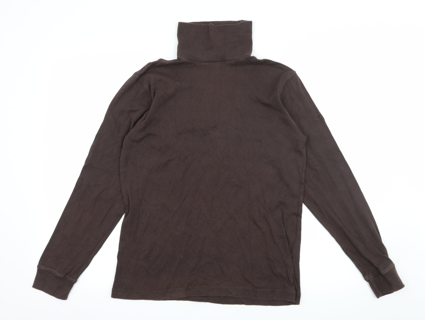 Cotton Traders Mens Brown  Jersey  T-Shirt Size M