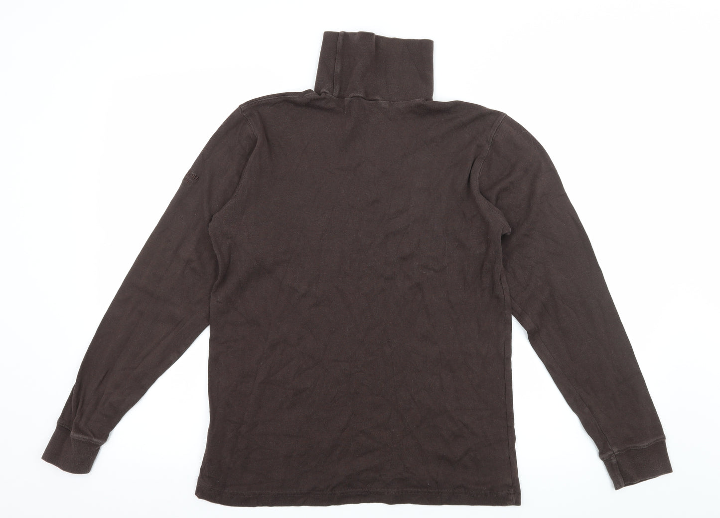 Cotton Traders Mens Brown  Jersey  T-Shirt Size M