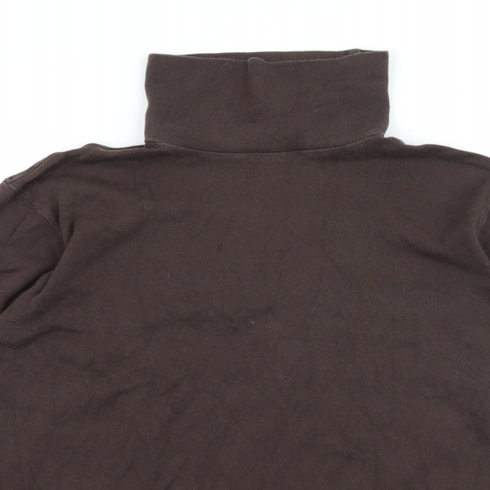 Cotton Traders Mens Brown  Jersey  T-Shirt Size M