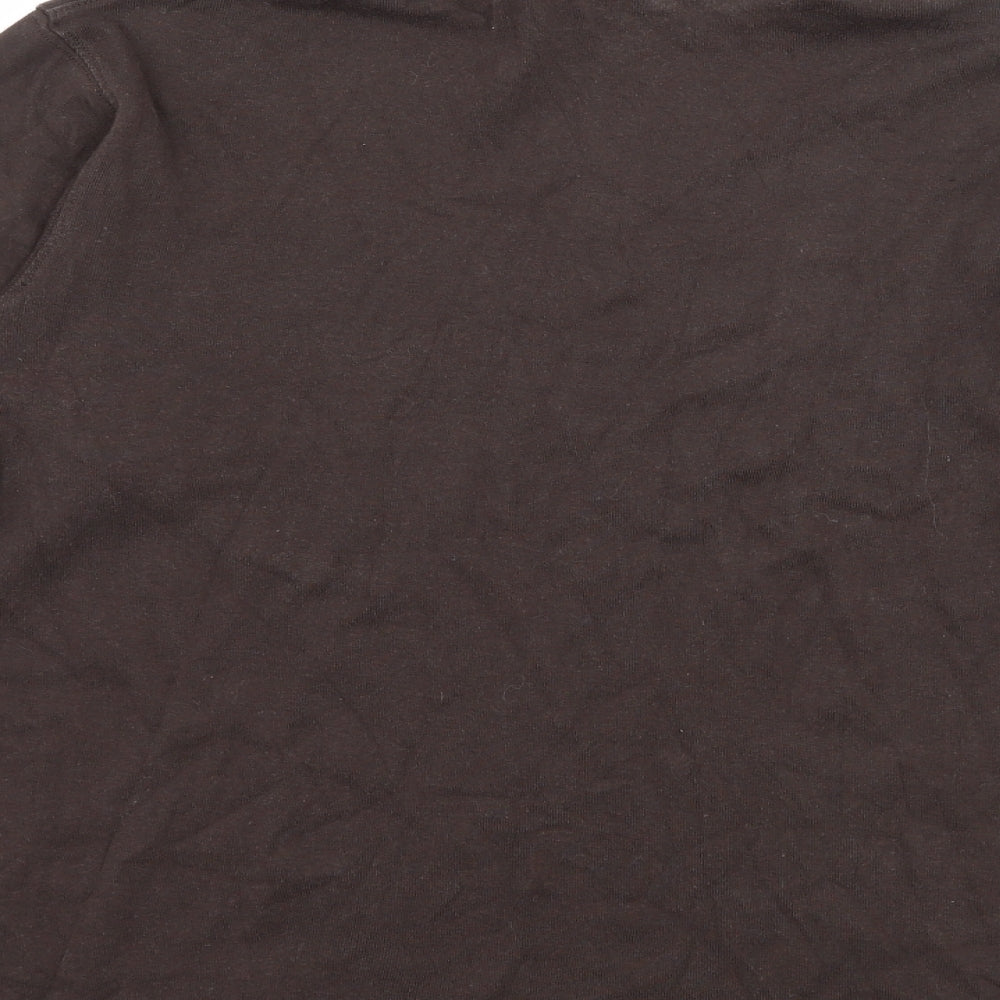Cotton Traders Mens Brown  Jersey  T-Shirt Size M