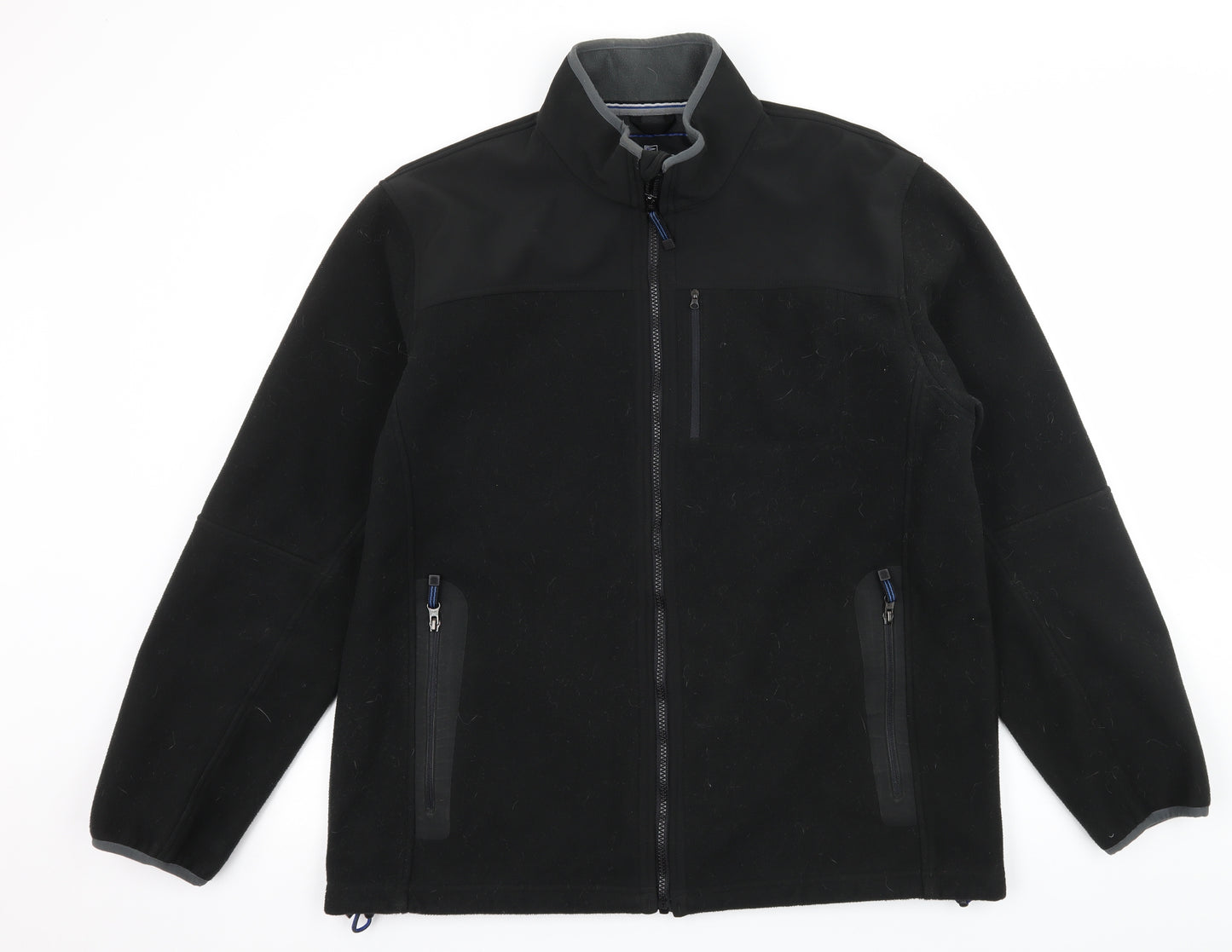 Blue Harbour Mens Black  Fleece Jacket  Size L