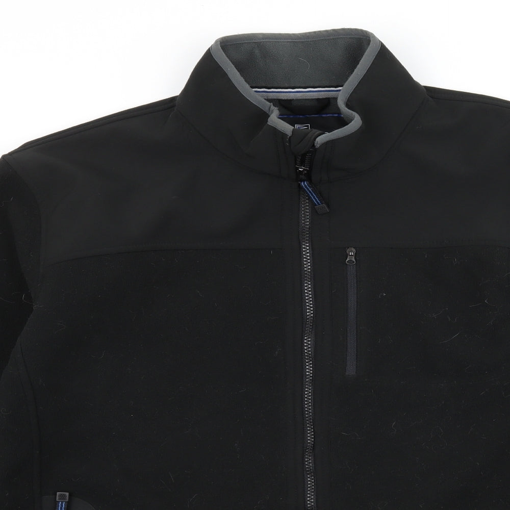 Blue Harbour Mens Black  Fleece Jacket  Size L