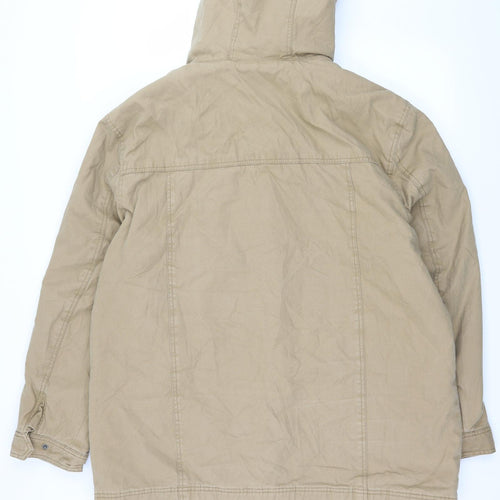 George Mens Beige   Parka Coat Size 3XL