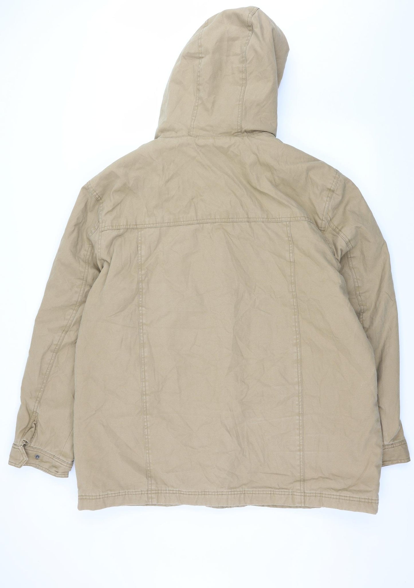 George Mens Beige   Parka Coat Size 3XL