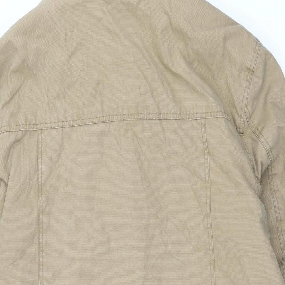 George Mens Beige   Parka Coat Size 3XL