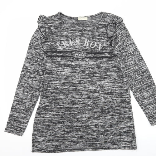 Papaya Womens Grey  Knit Pullover Jumper Size 10  - Tres Bon
