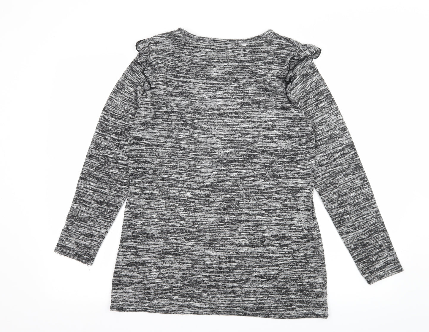 Papaya Womens Grey  Knit Pullover Jumper Size 10  - Tres Bon