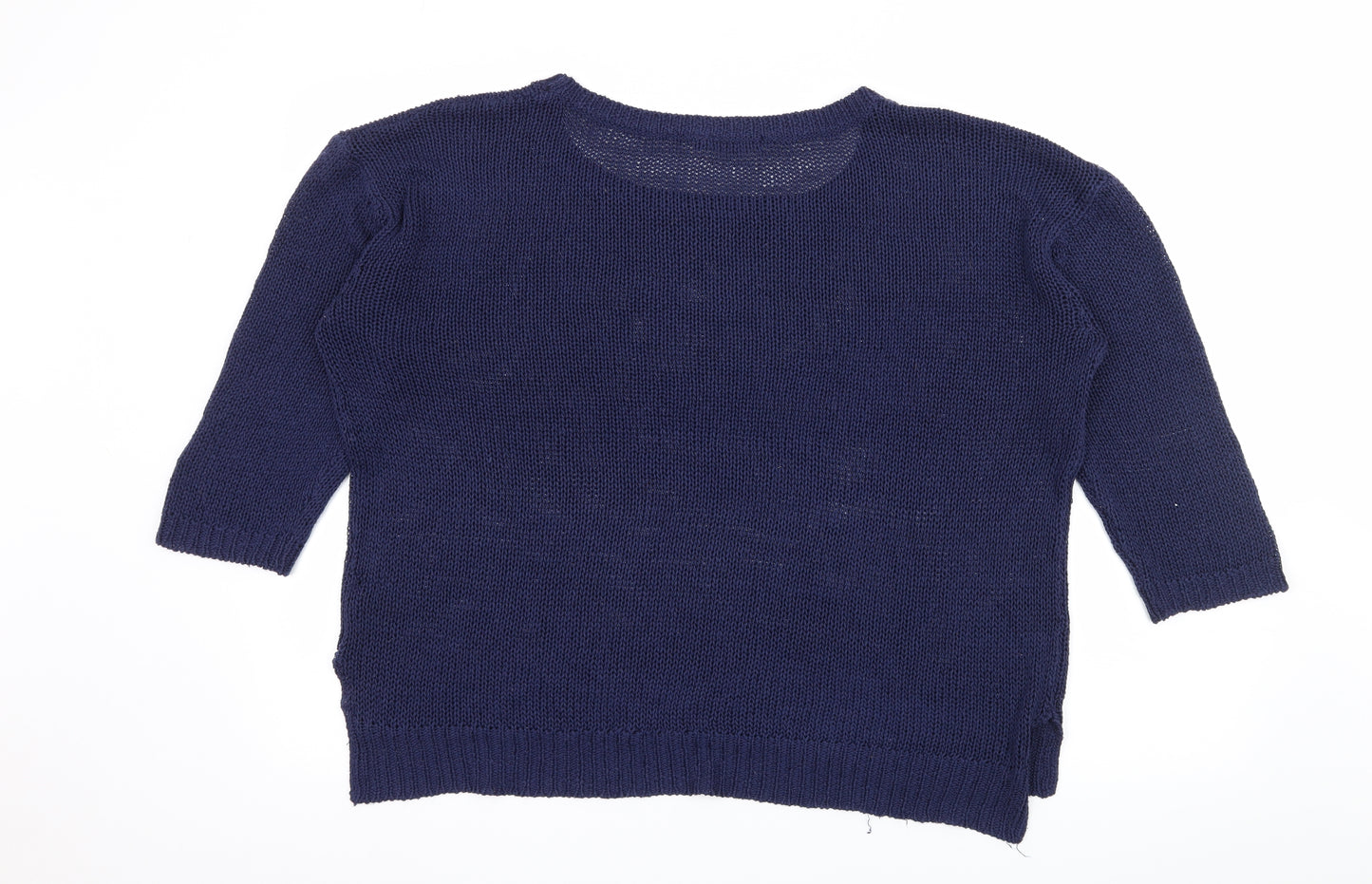 Pep & co Womens Blue  Knit Pullover Jumper Size 18
