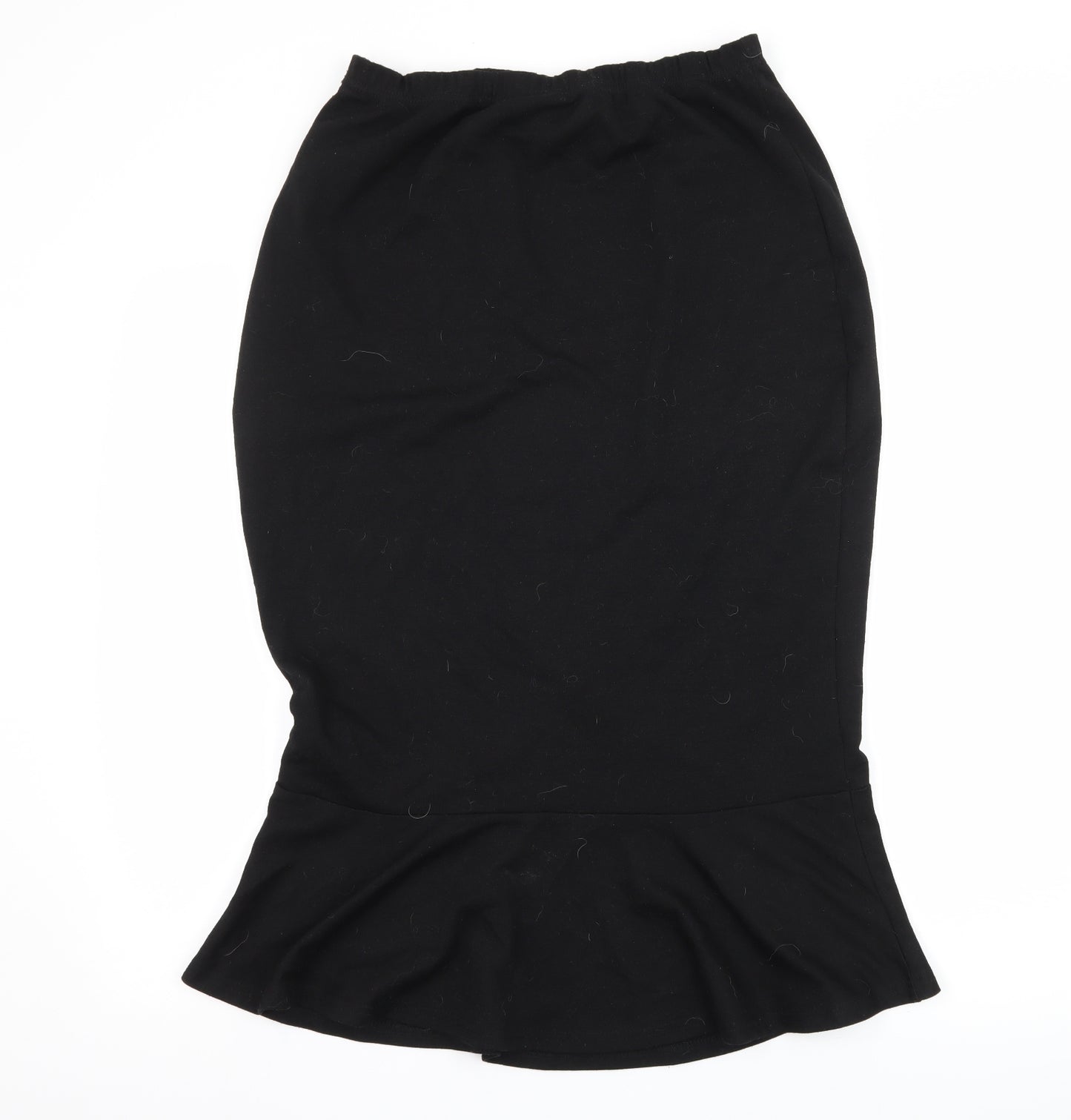 Amika Womens Black  Jersey Straight & Pencil Skirt Size XL