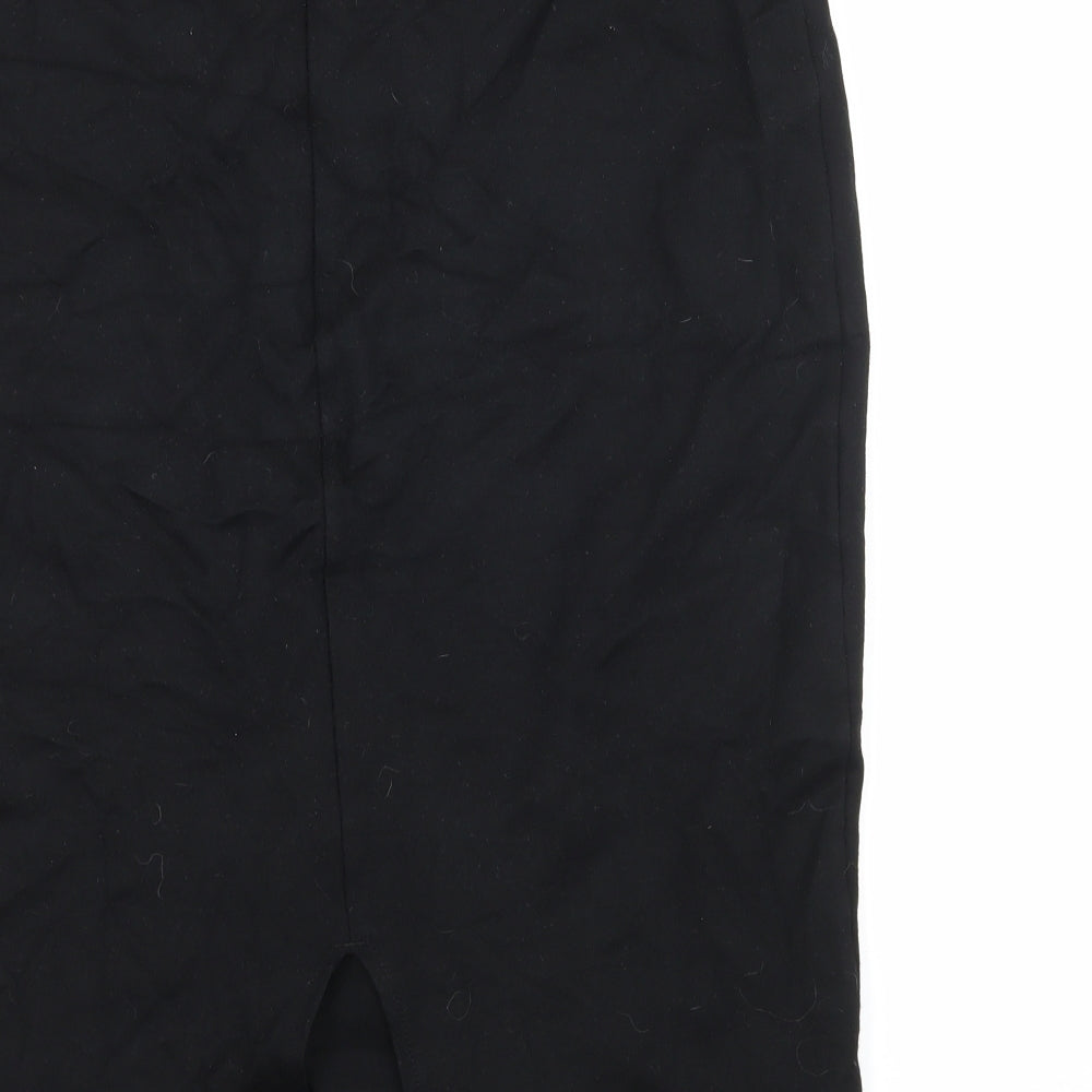 George Womens Black  Jersey Straight & Pencil Skirt Size 12