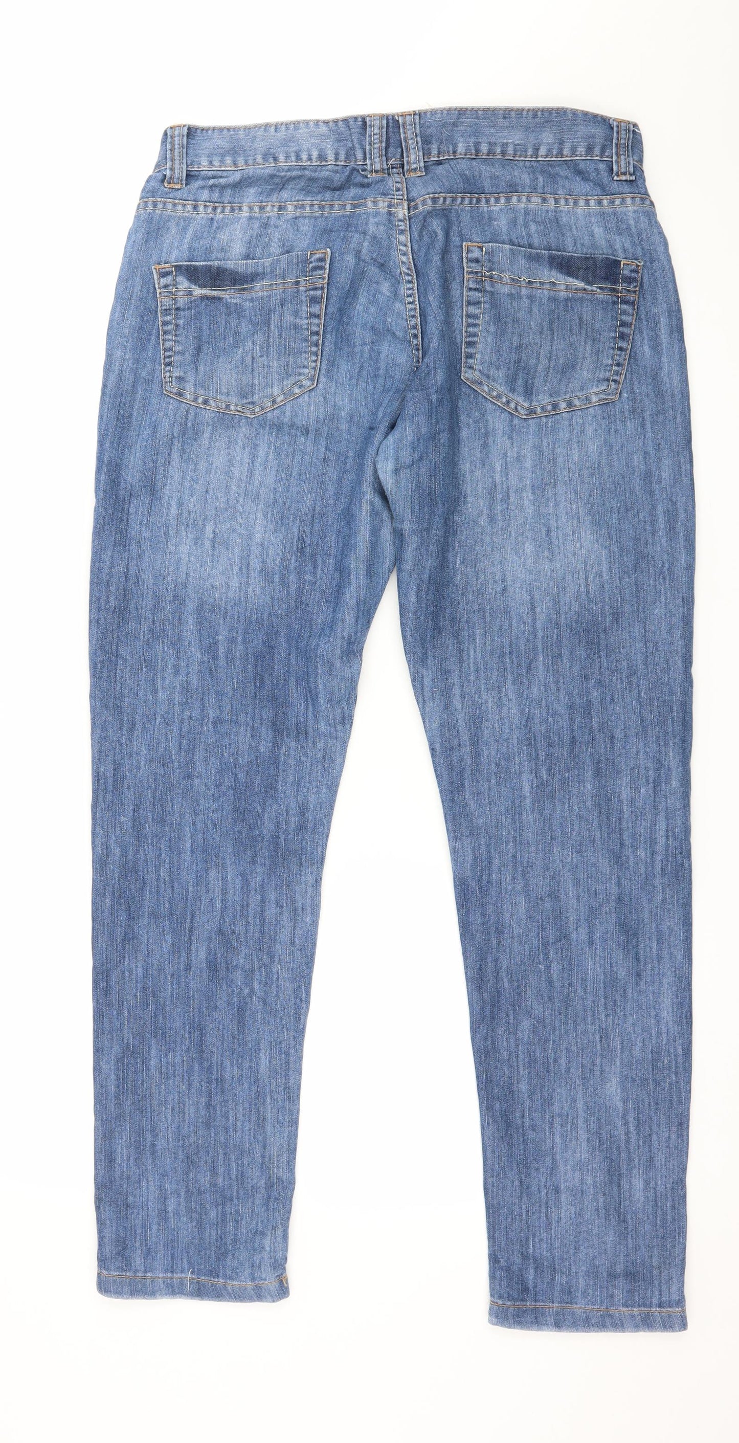 Tammy Womens Blue  Denim Straight Jeans Size 16 L29 in