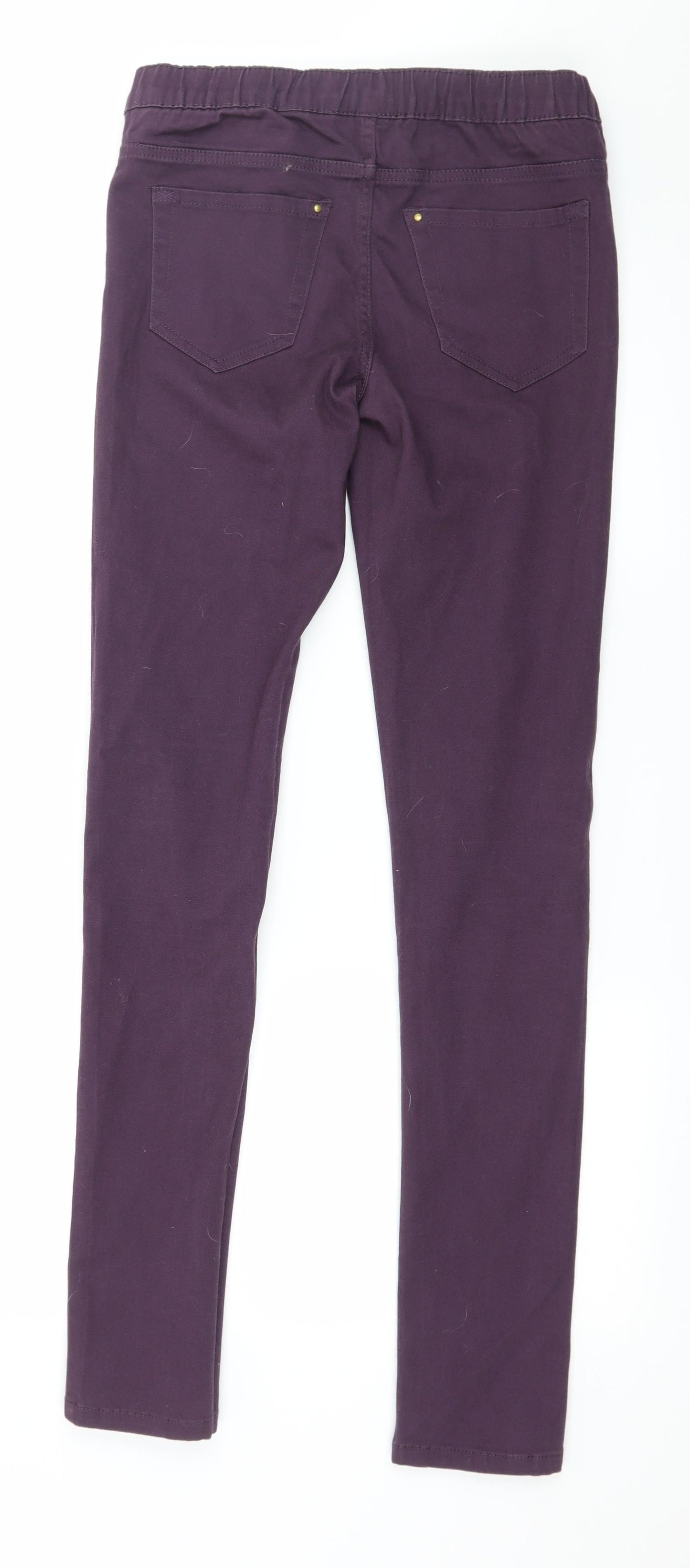 La Redoute Womens Purple  Denim Jegging Leggings Size 8 L33 in