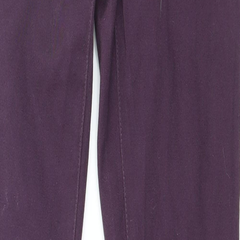 La Redoute Womens Purple  Denim Jegging Leggings Size 8 L33 in