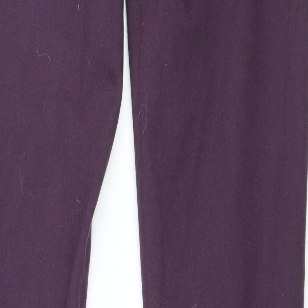 La Redoute Womens Purple  Denim Jegging Leggings Size 8 L33 in