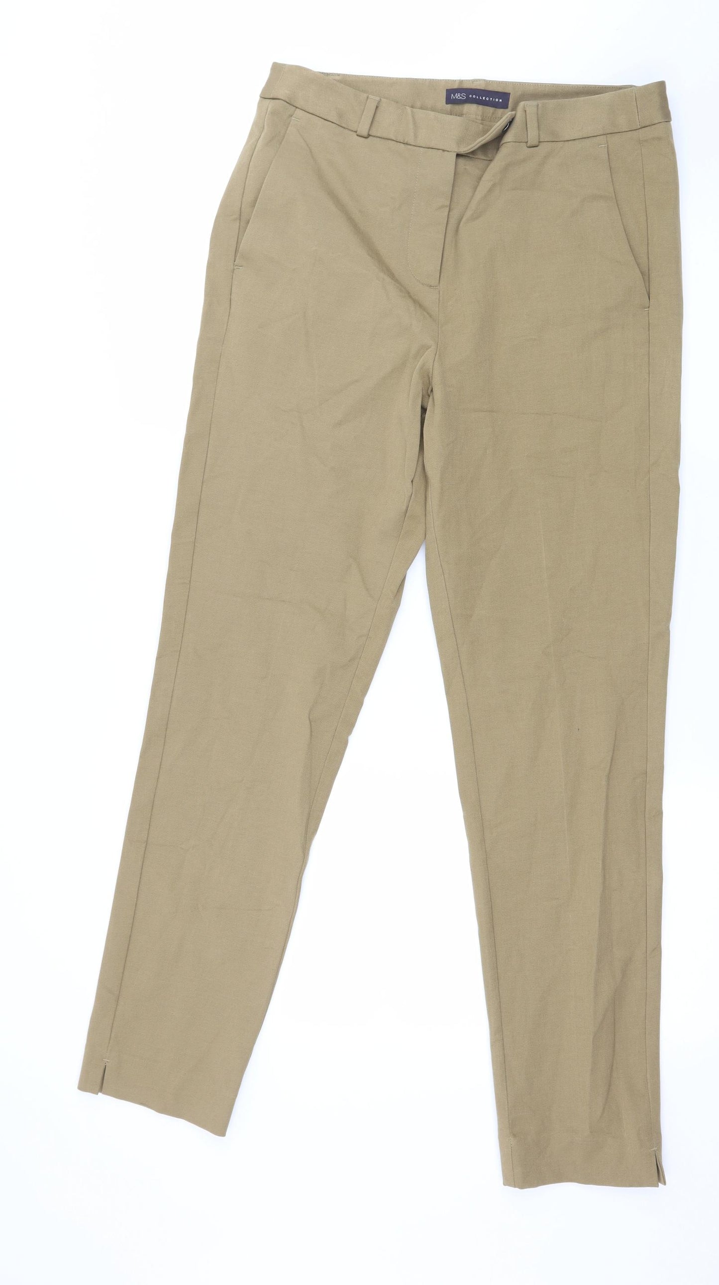 Marks and Spencer Womens Brown   Trousers  Size 12 L30 in