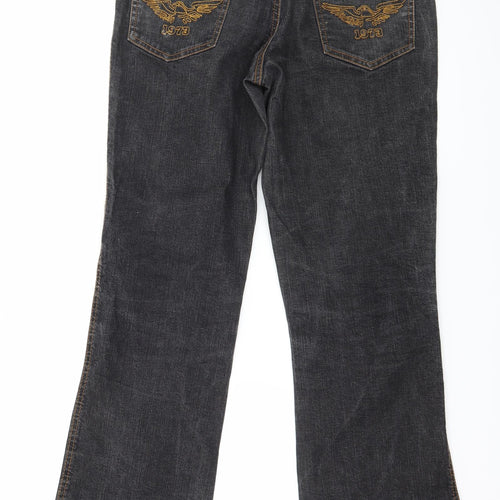 AriZona Womens Grey  Denim Skinny Jeans Size 28 in L30 in