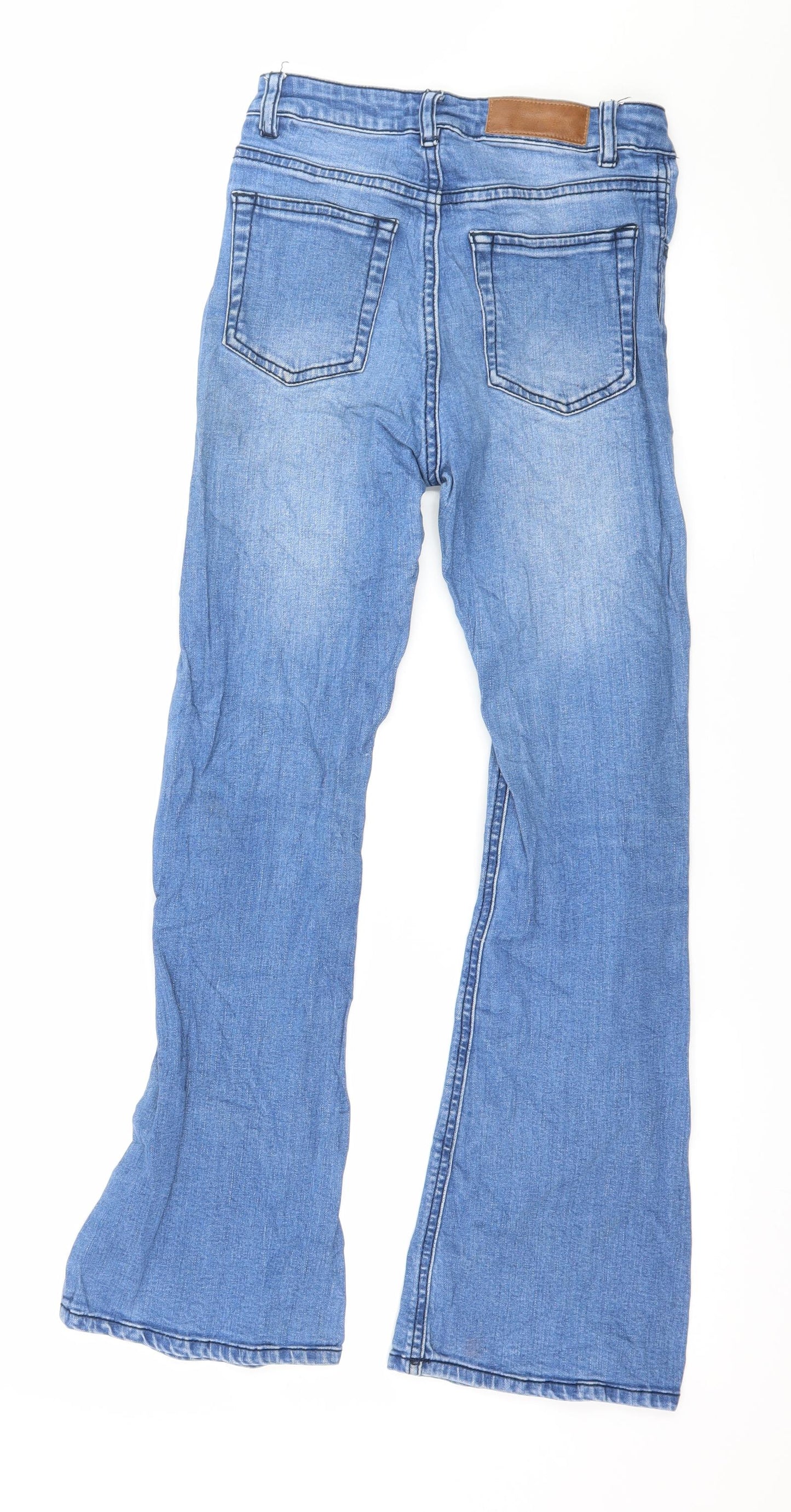 WOW Girls Blue  Denim Bootcut Jeans Size 14 Years